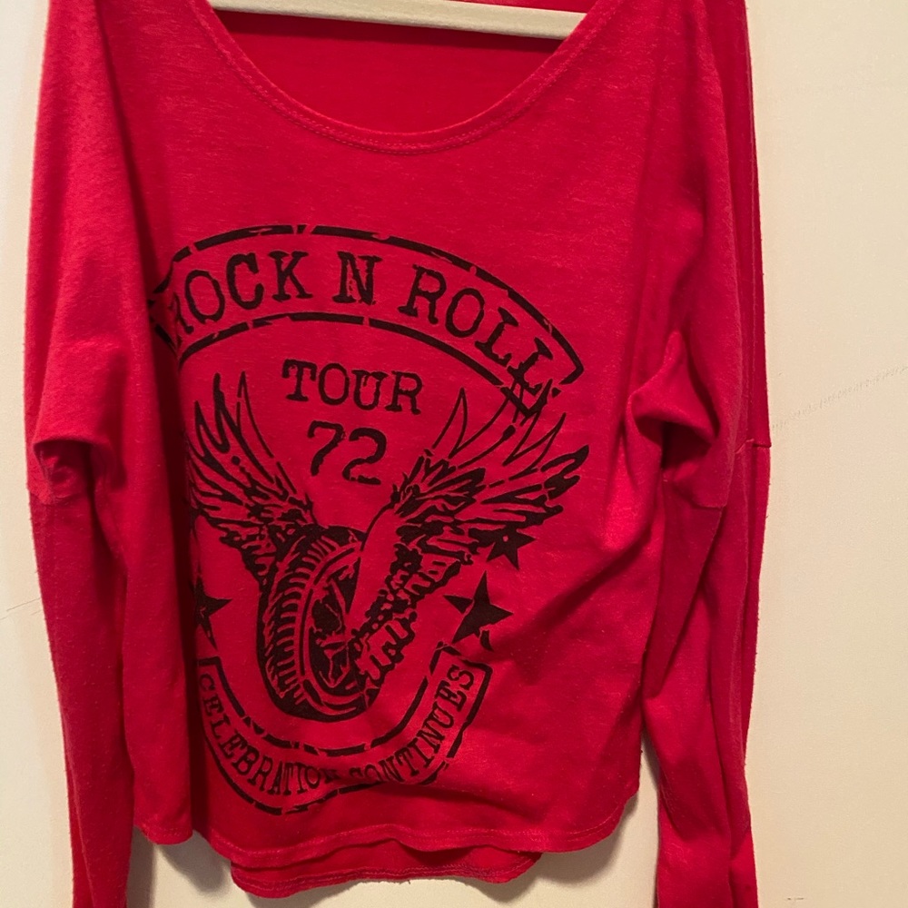 Cropped Rock n Roll Firehouse tee